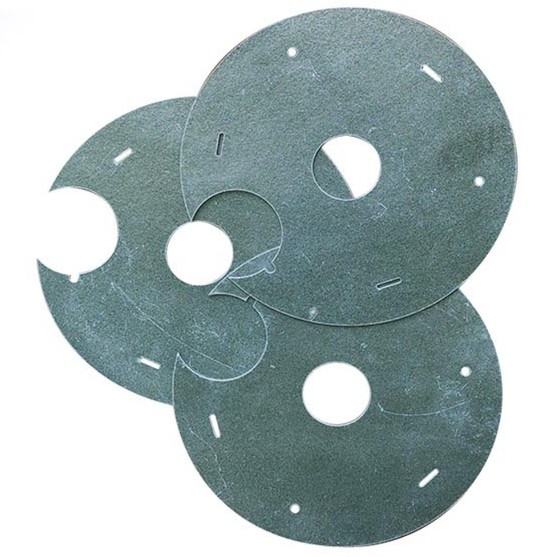 Phlogopite mica components for industrial furnace high-temperature use