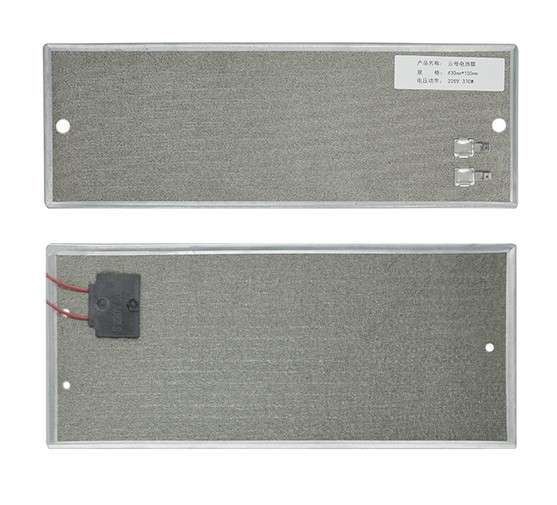 Electric heating film installed on 3D printer heating bed - uniform temperature distribution ±2°C
