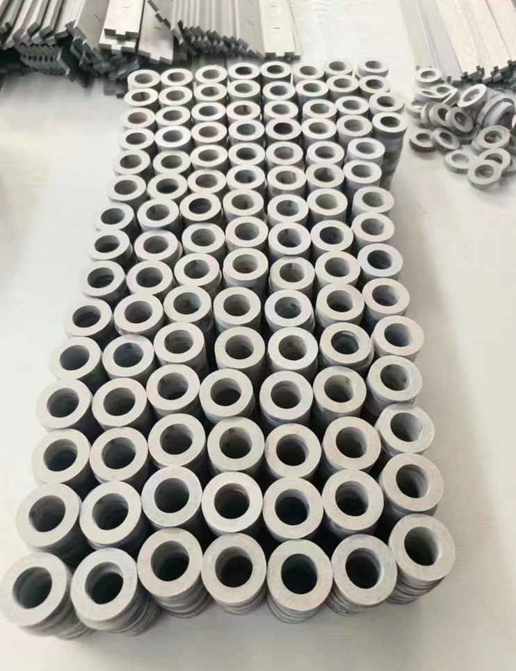 CNC turning of mica rod for precision insulation components