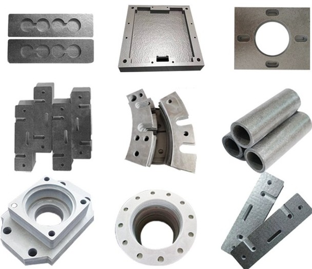 Laser-engraved mica part with complex pattern for HV switchgear
