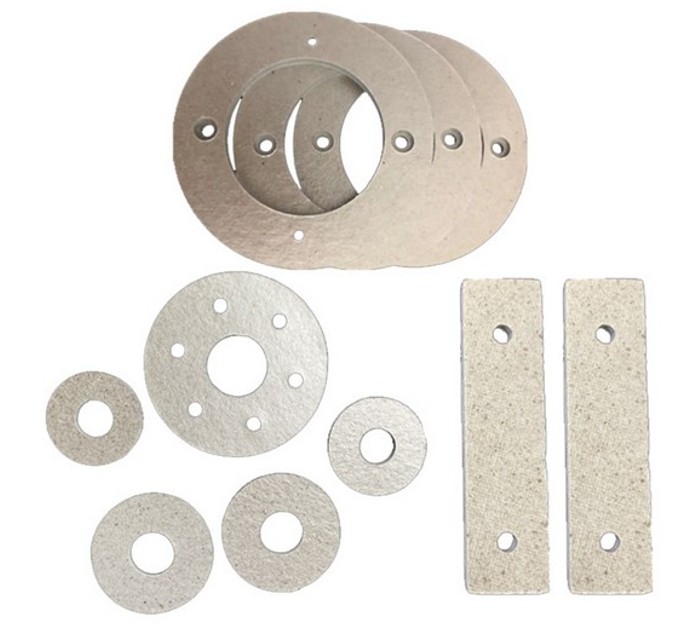 Mica gasket application in electric motor housing - insulation and sealing between components