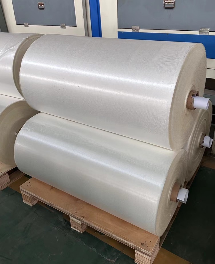 Mica paper rolls pallet ready for export to global customers