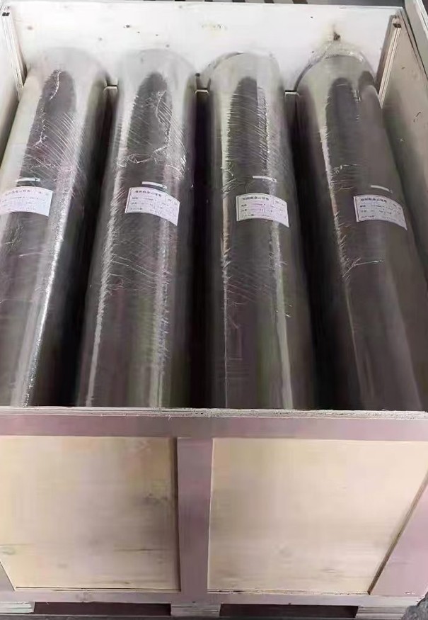 Mica paper export packaging in warehouse bound for international shipping